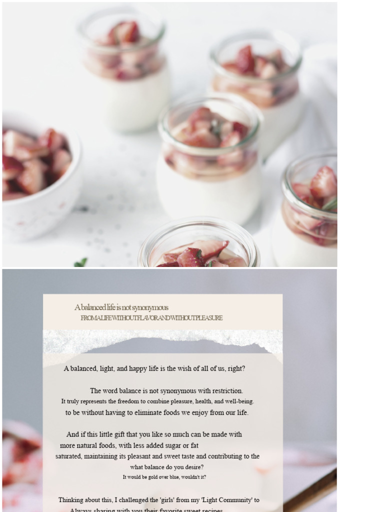 Ebook Balanced Sweets Sandra Ribeiro Nutritionist | PDF | Behavioural ...