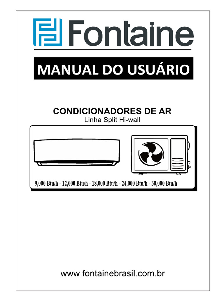 Air Conditioner User Manual and Safety Guide | PDF | Screw | Concrete