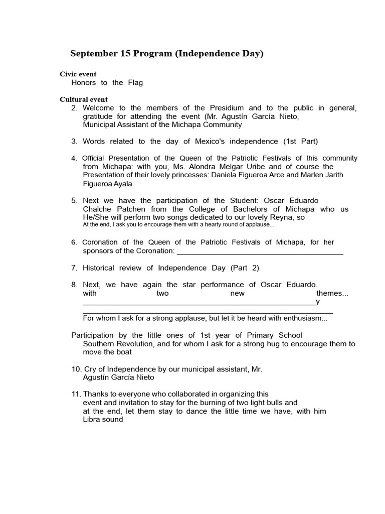 September 15 Program | PDF