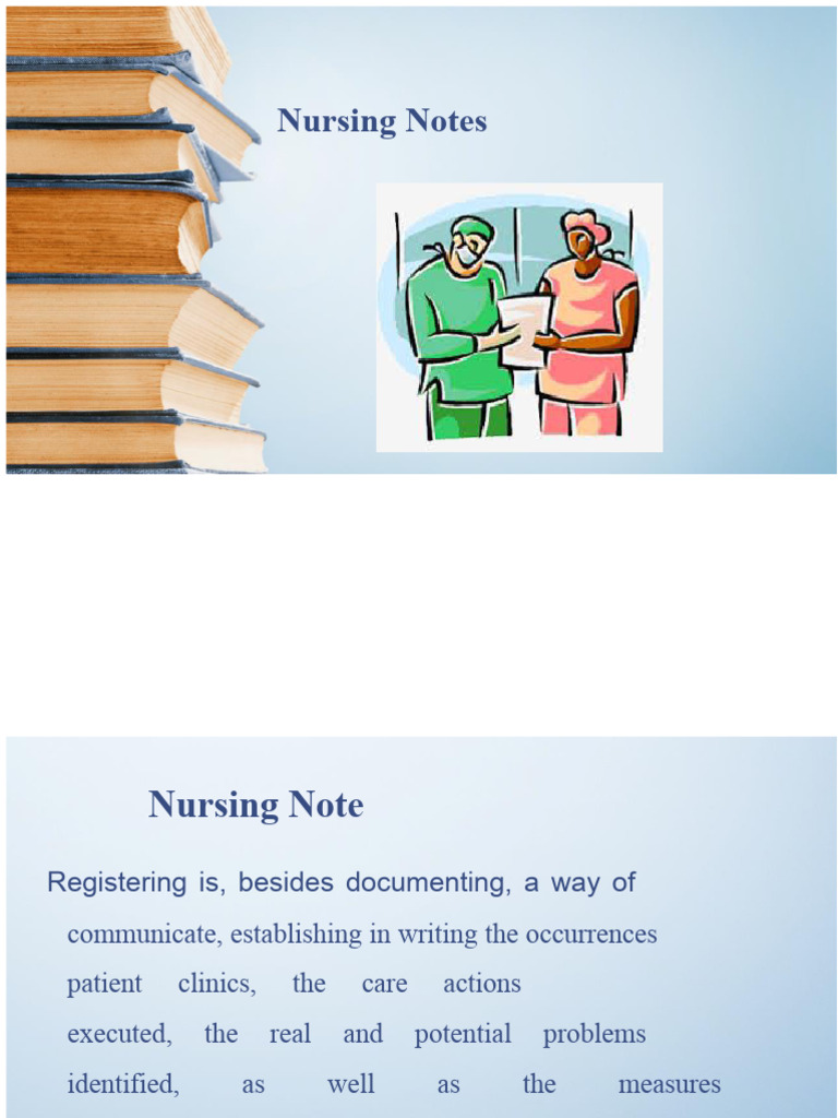 Essential Nursing Documentation Guide | PDF | Nursing | Patient