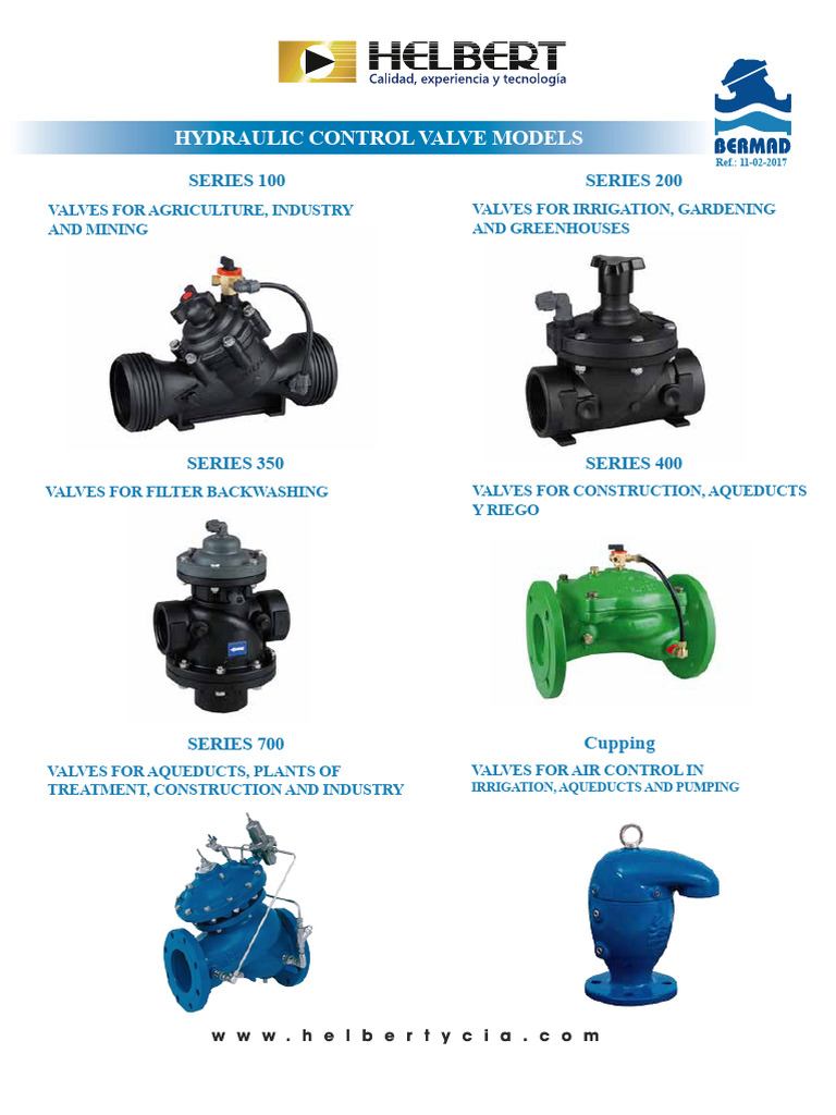 Hydraulic Control Valve Models Overview | PDF | Valve | Hydraulics
