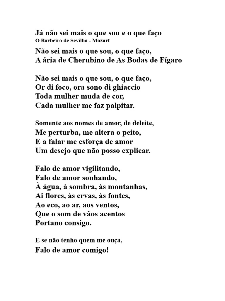 Reflexões sobre Amor e Identidade | PDF