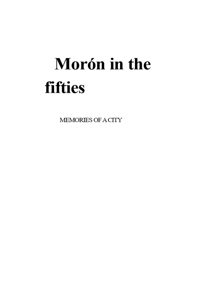 Moron Fifties | PDF