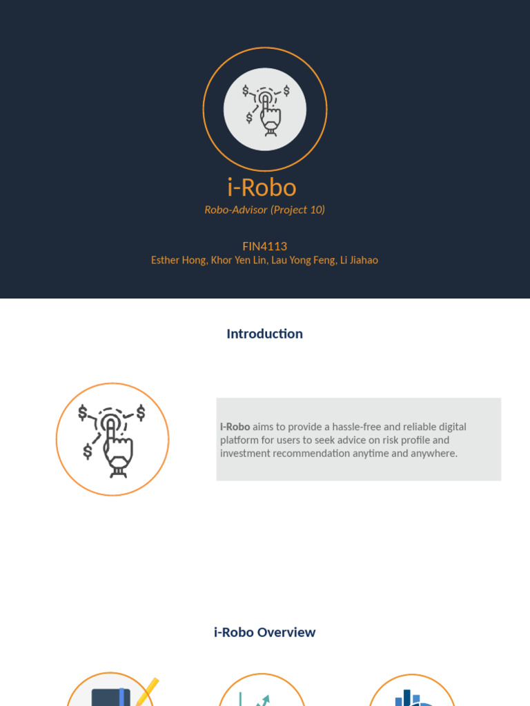 Project 10 Robo Advisor - Lifelong Learning Group 2 | PDF | Financial ...