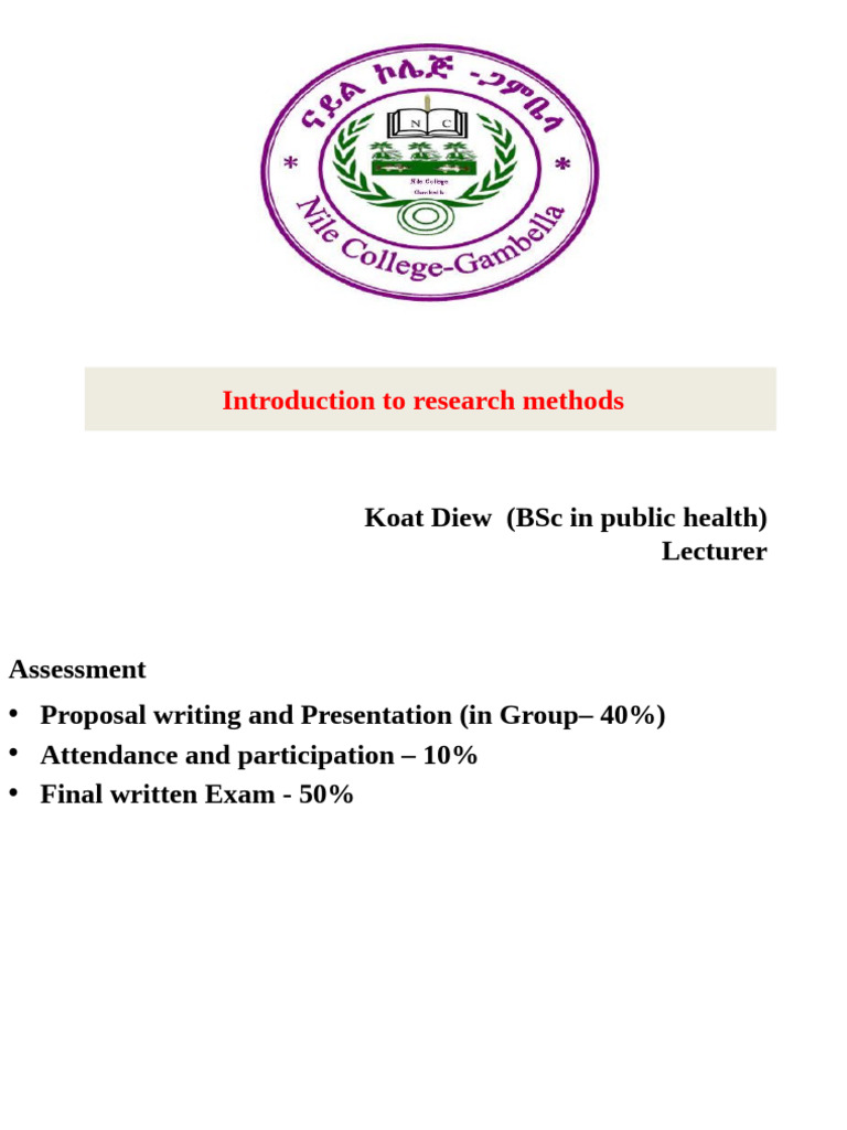 Research Methods and Proposal Writing Guide | PDF | Methodology ...