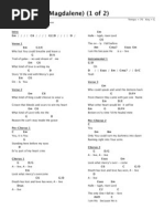 Alive Mary Magdalene-Chord Chart