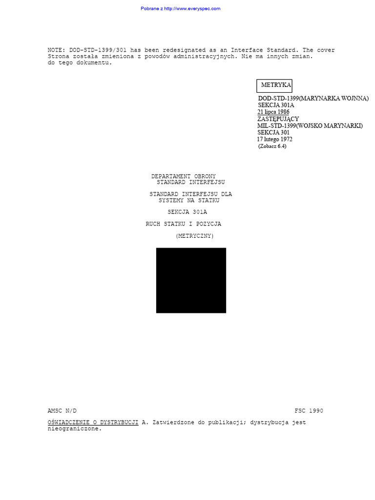 Dod STD 1399 301a | PDF