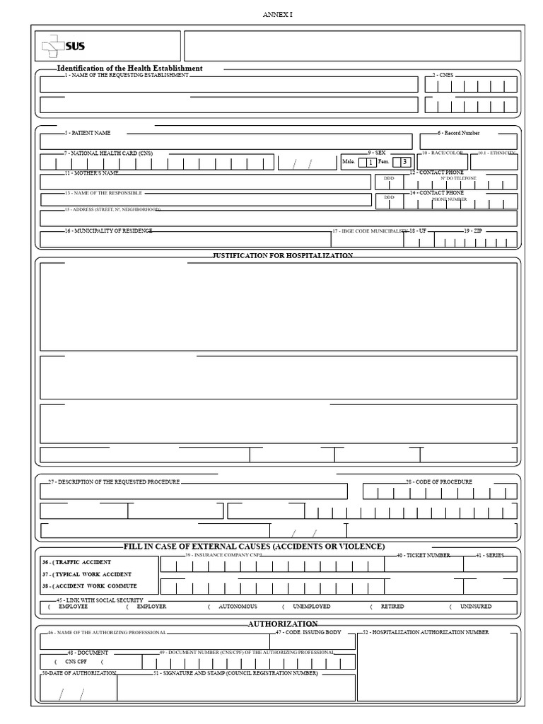 01-Report Request For AIH 201010 | PDF | Health Care | Medicine