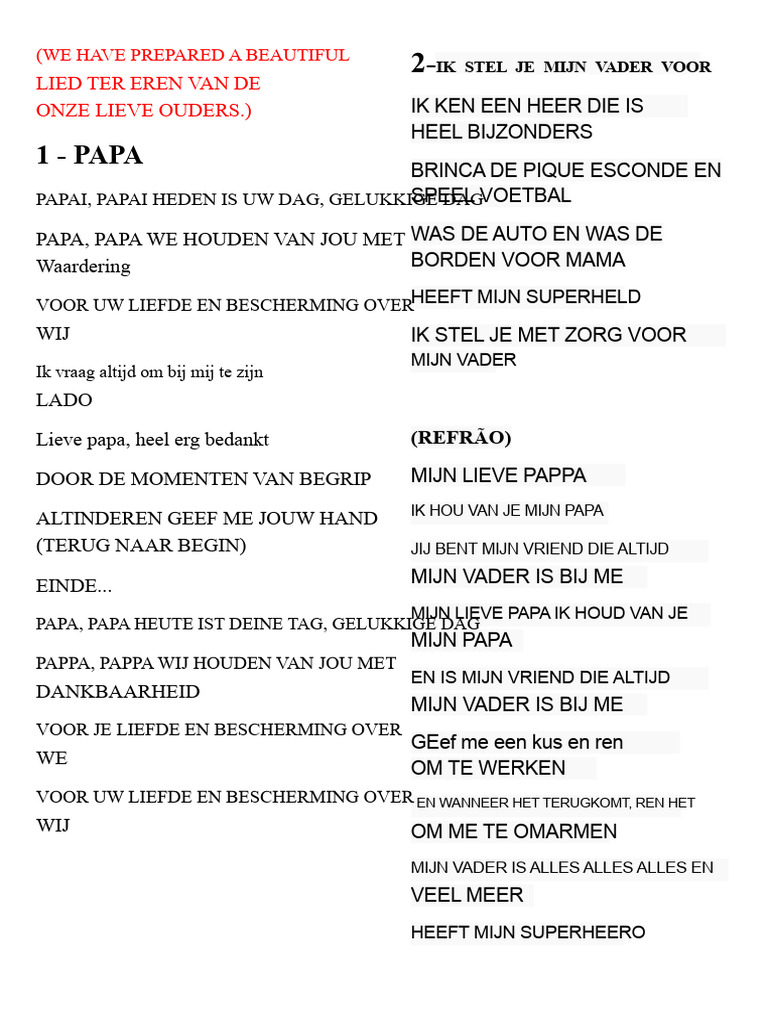 VADERDAG | PDF