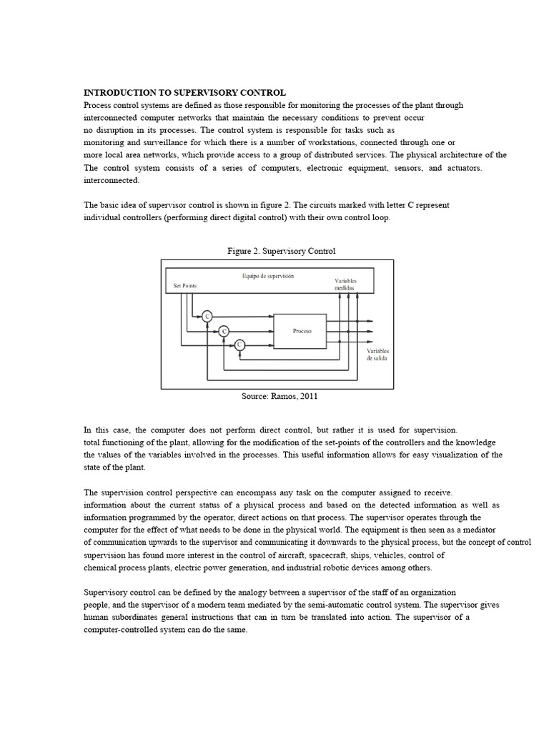 Supervisory Control in Process Systems | PDF | Information | Control Theory