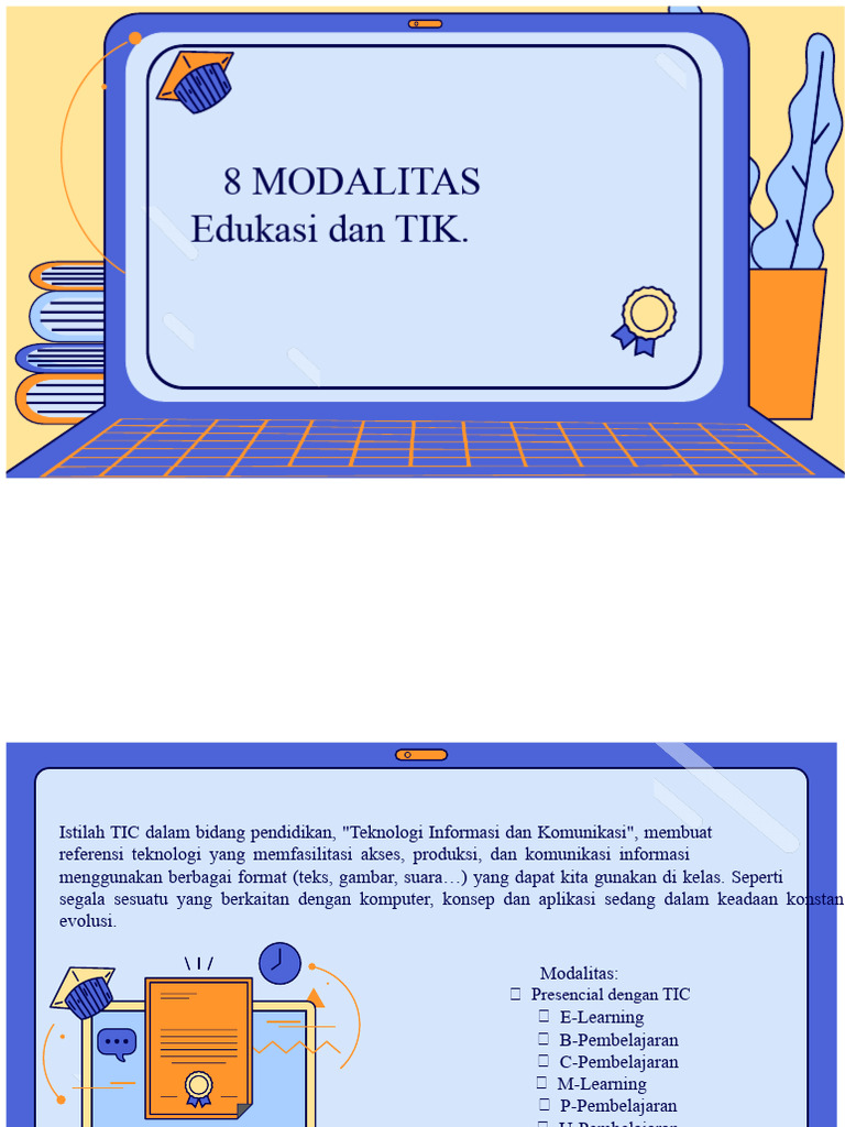 8 Modalitas Pembelajaran dengan TIK | PDF