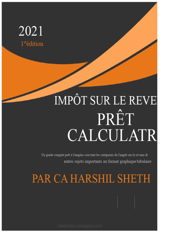 Guide Pratique de l'Impôt sur le Revenu | PDF | Impôt sur le revenu ...