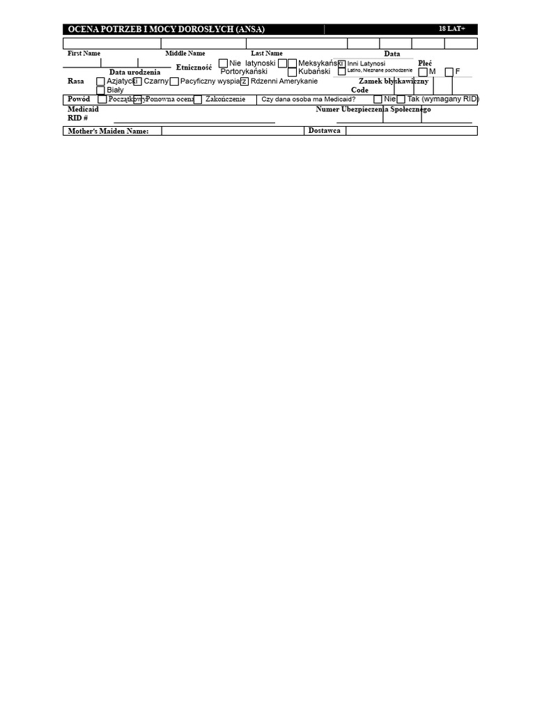 ANSA Indiana Form 2 | PDF