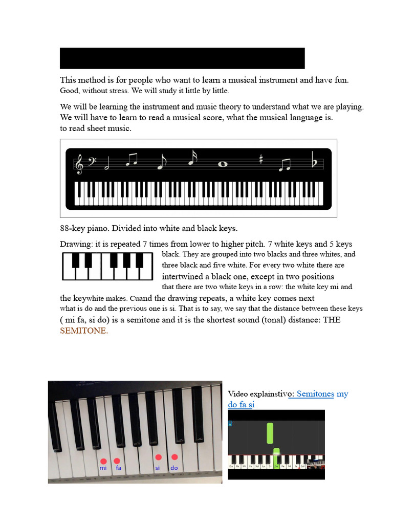 Learn Piano Basics with Fun Exercises | PDF | Musicology | Music Theory