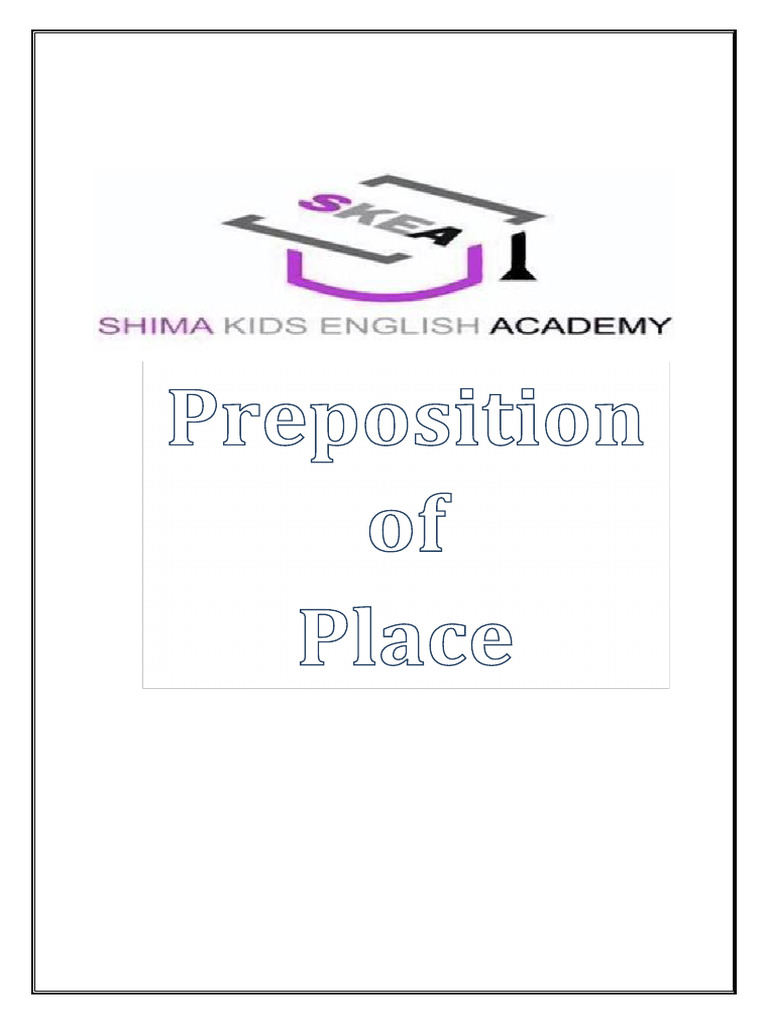 Preposition Place | PDF