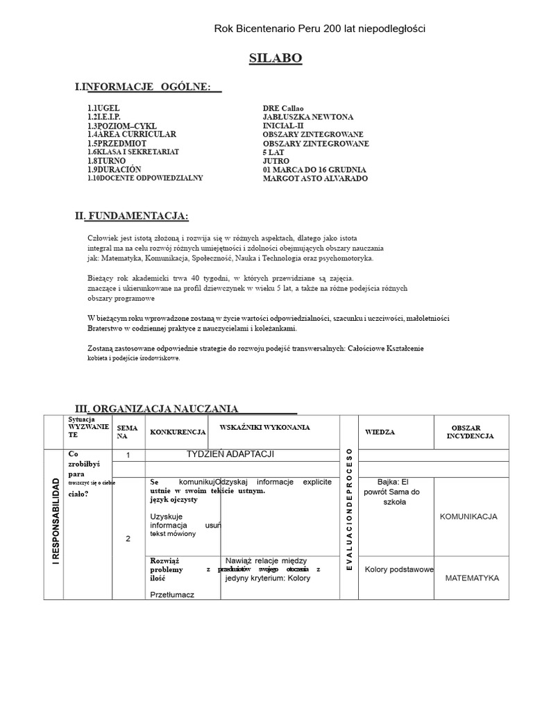 Silabus 5 Lat 2022 | PDF