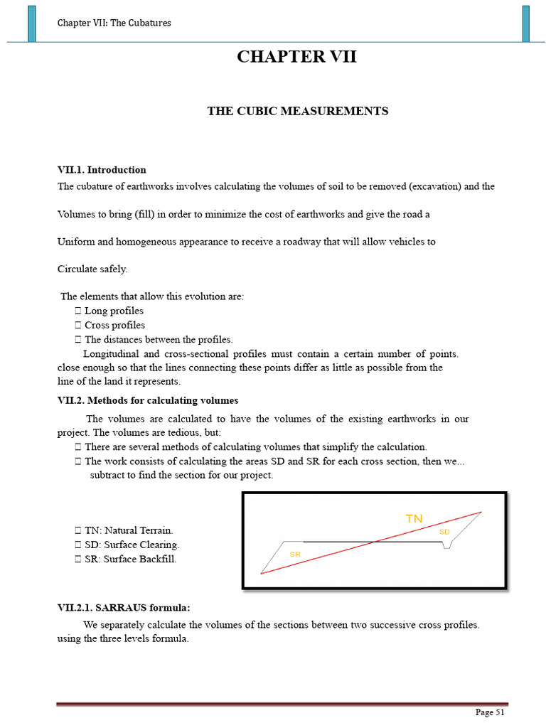 Earthworks Cubature Calculation Methods | PDF | Volume | Physical ...