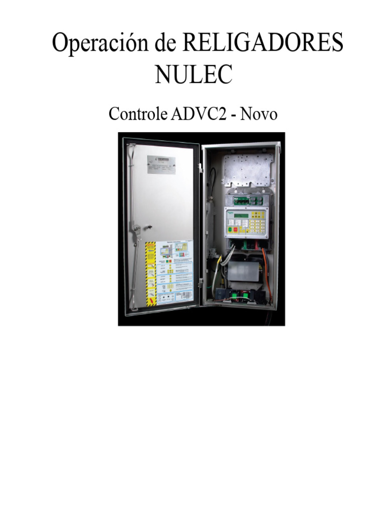 Operación de Religadores Nulec ADVC | PDF