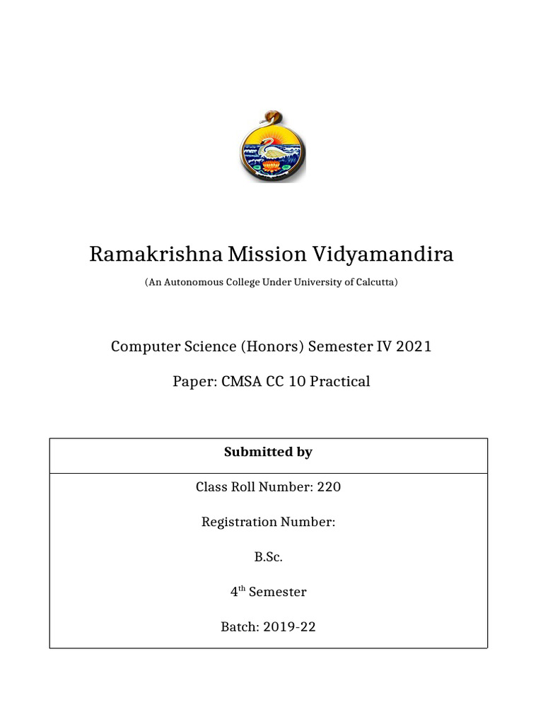 Assignment Format | PDF