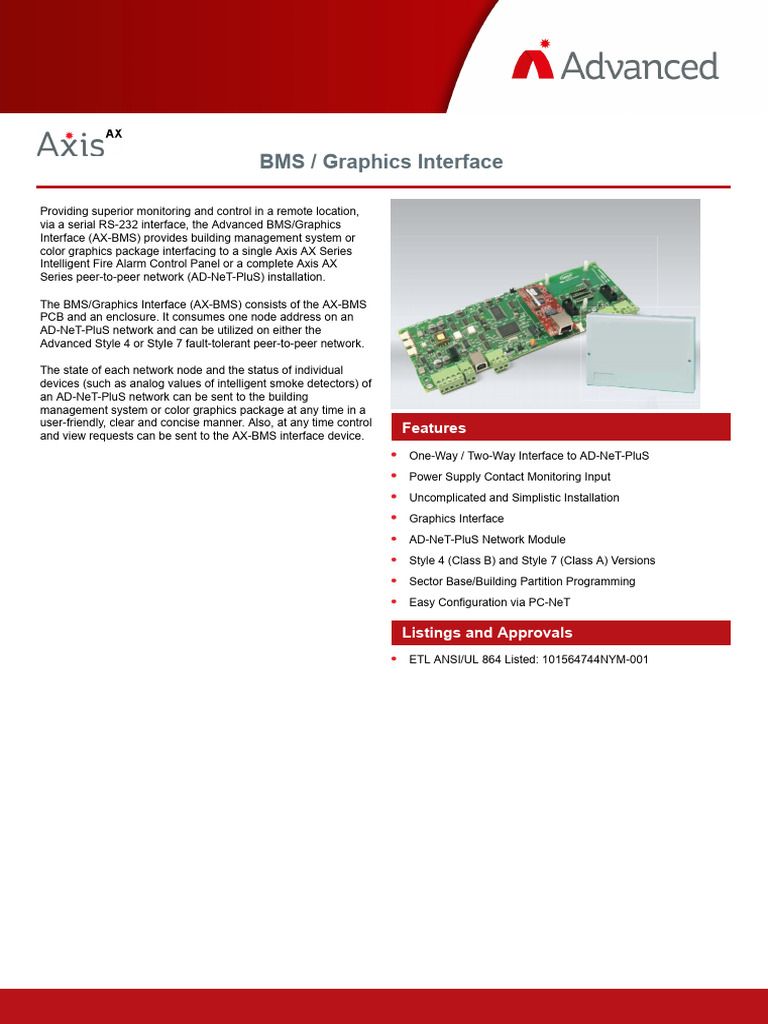 Ax BMS | PDF | Power Supply | Building Automation