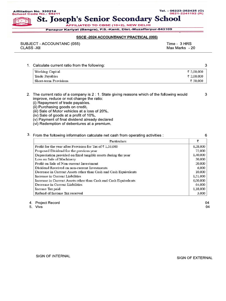 Acc Question 2024 | PDF