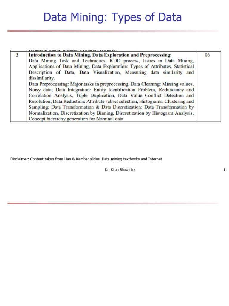 Types of Data in Data Mining | PDF | Quartile | Statistical Analysis