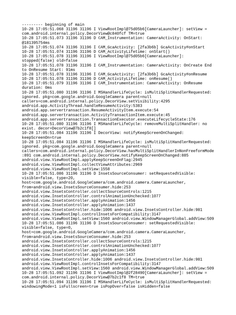 Log Cat 1761651351037 | PDF | Embedded Linux Distributions | Computing