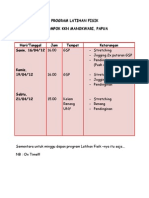 Program Latihan Fisik