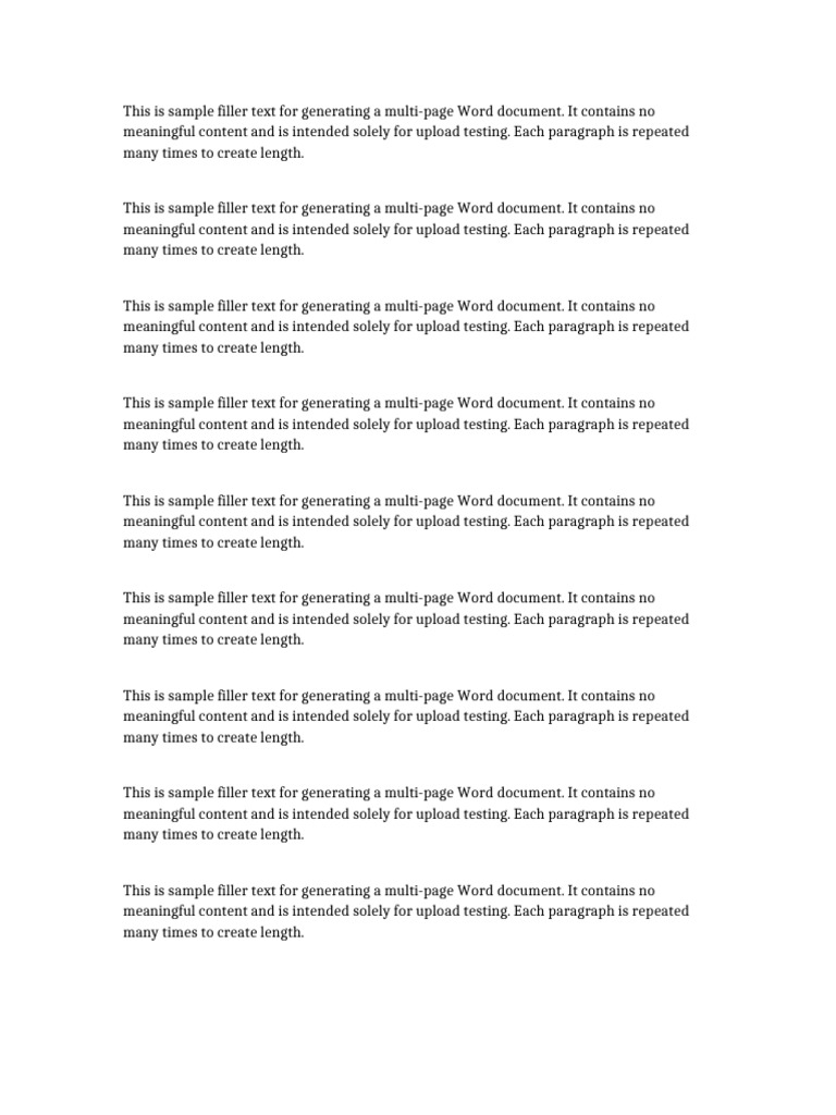 Sample 10 Page Document | PDF | Communication Design | Notation