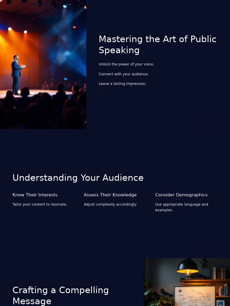 Master Public Speaking Skills Today | PDF