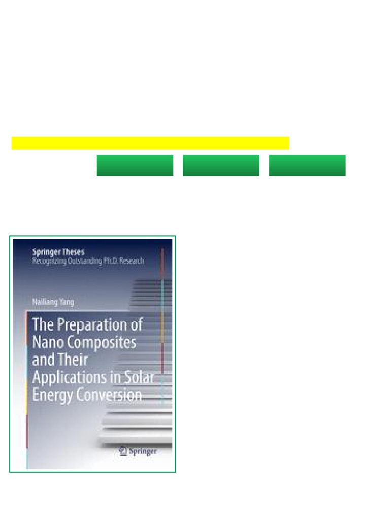 (Ebook) The Preparation of Nano Composites and Their Applications in ...