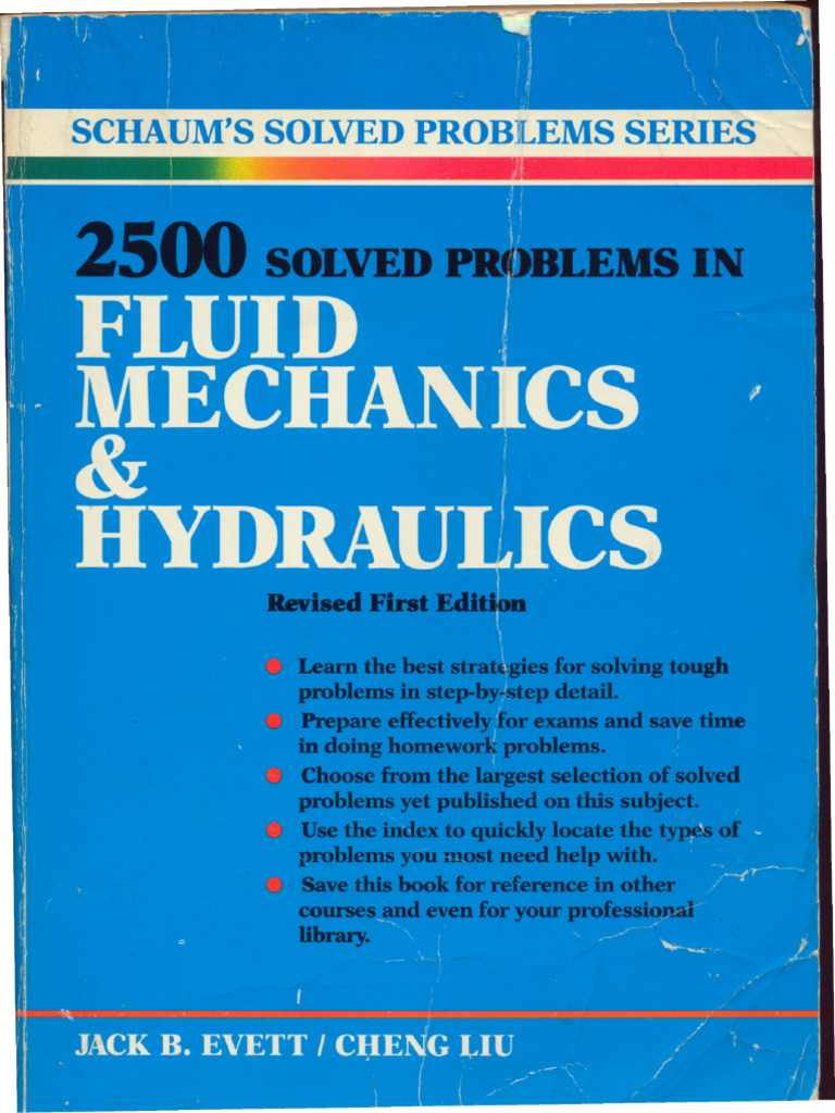 2500 SOLVED PROBLEMS in Fluid Mechanics & Hydraulics | PDF