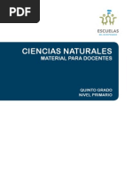 Material para Docentes 5 Grado Ciencias Naturales