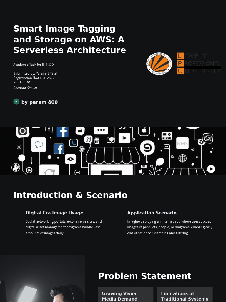 Smart Image Tagging and Storage On AWS A Serverless Architecture | PDF ...