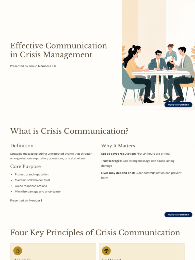 Crisis Communication Best Practices Guide | PDF | Crisis Management