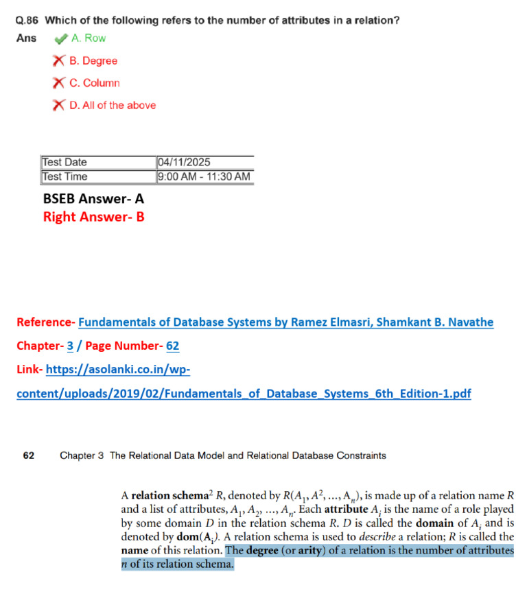 DBMS Degree | PDF