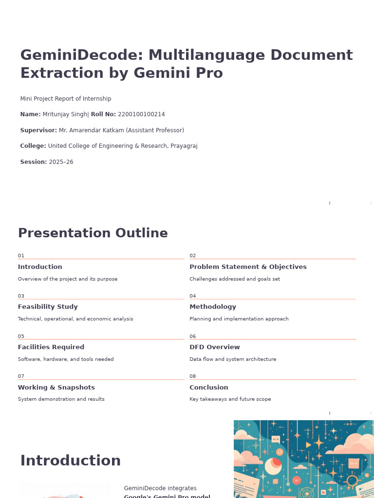 GeminiDecode: Multilingual Document Extraction | PDF | Cloud Computing ...