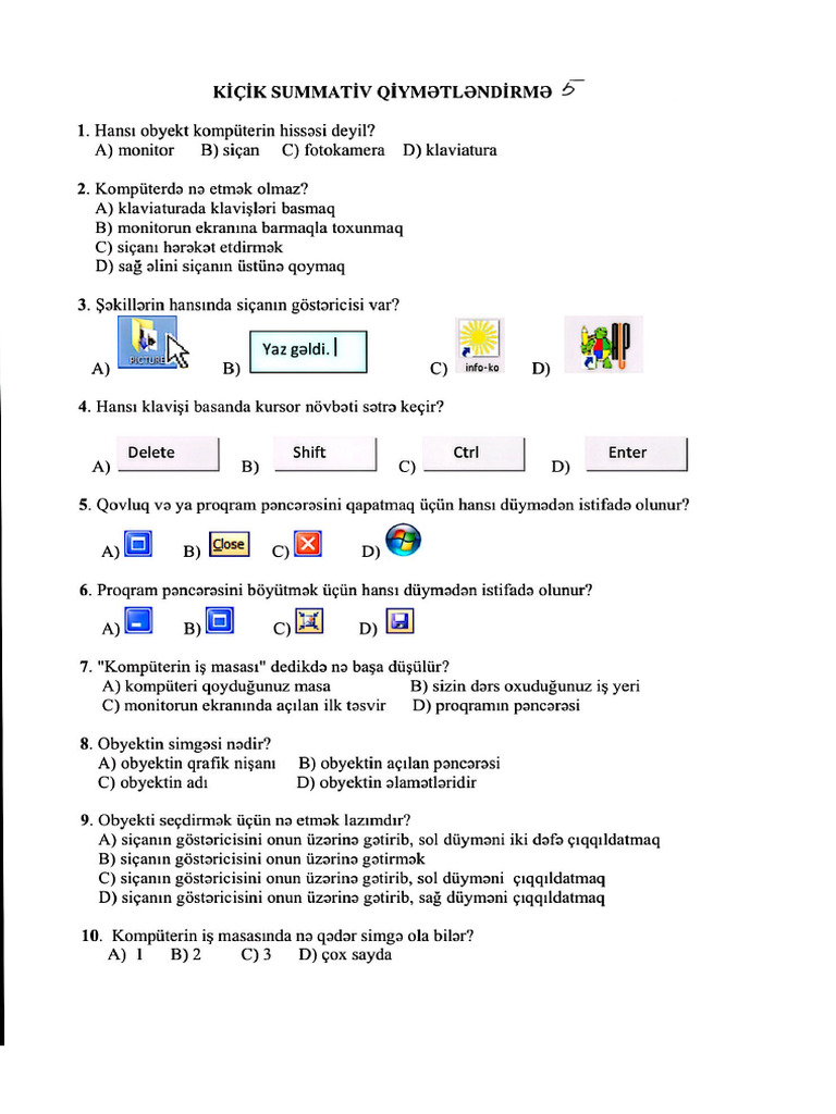 KSQ 2sinif | PDF