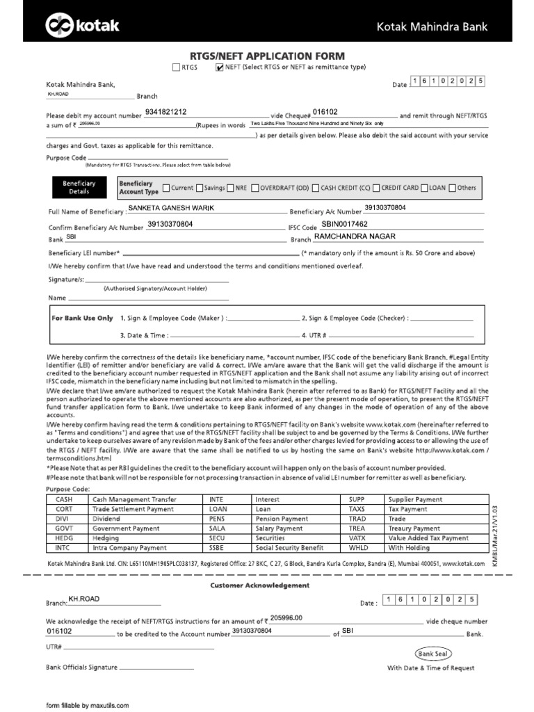 RTGS | PDF