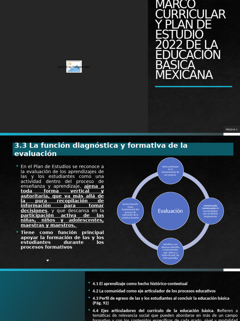 Marco Curricular | PDF | Evaluación | Plan de estudios