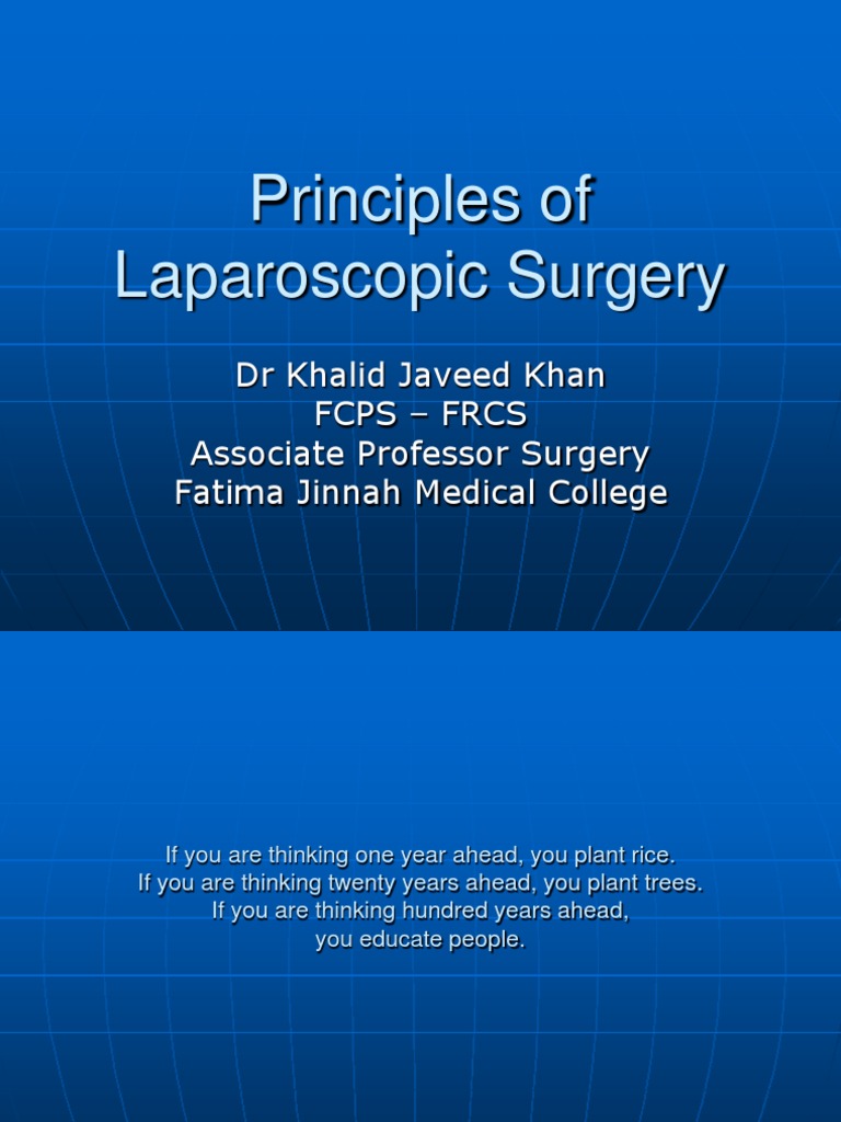 Principles of Laparoscopic Surgery | PDF | Camera | Surgery
