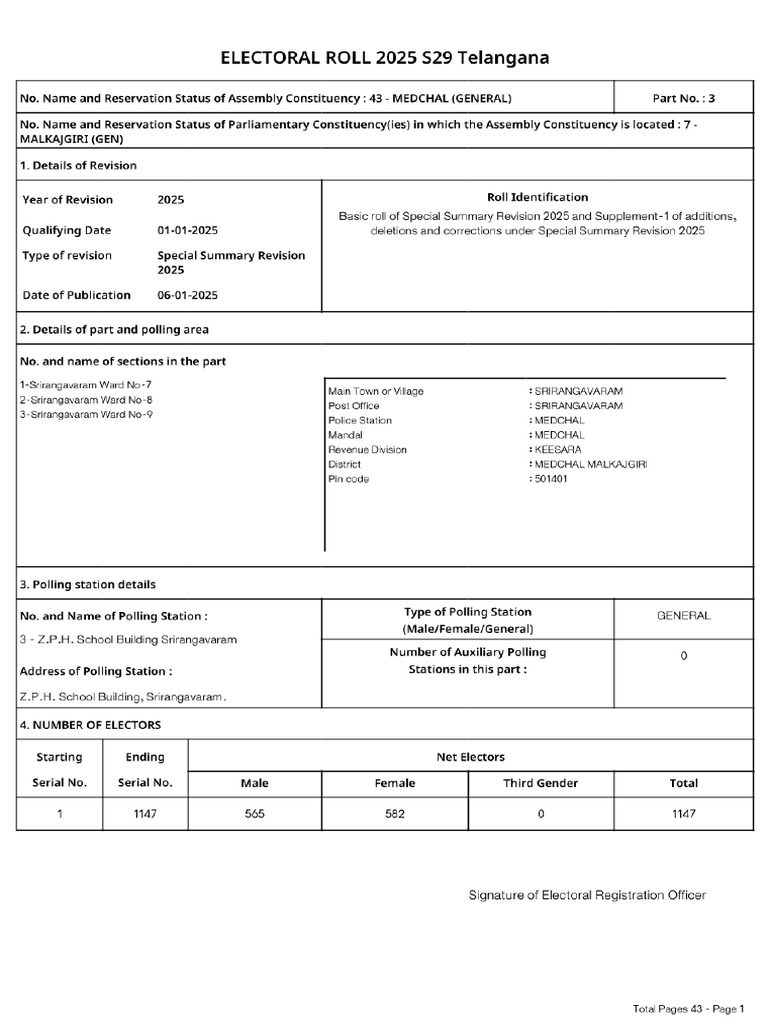 Sample Roll 3 | PDF