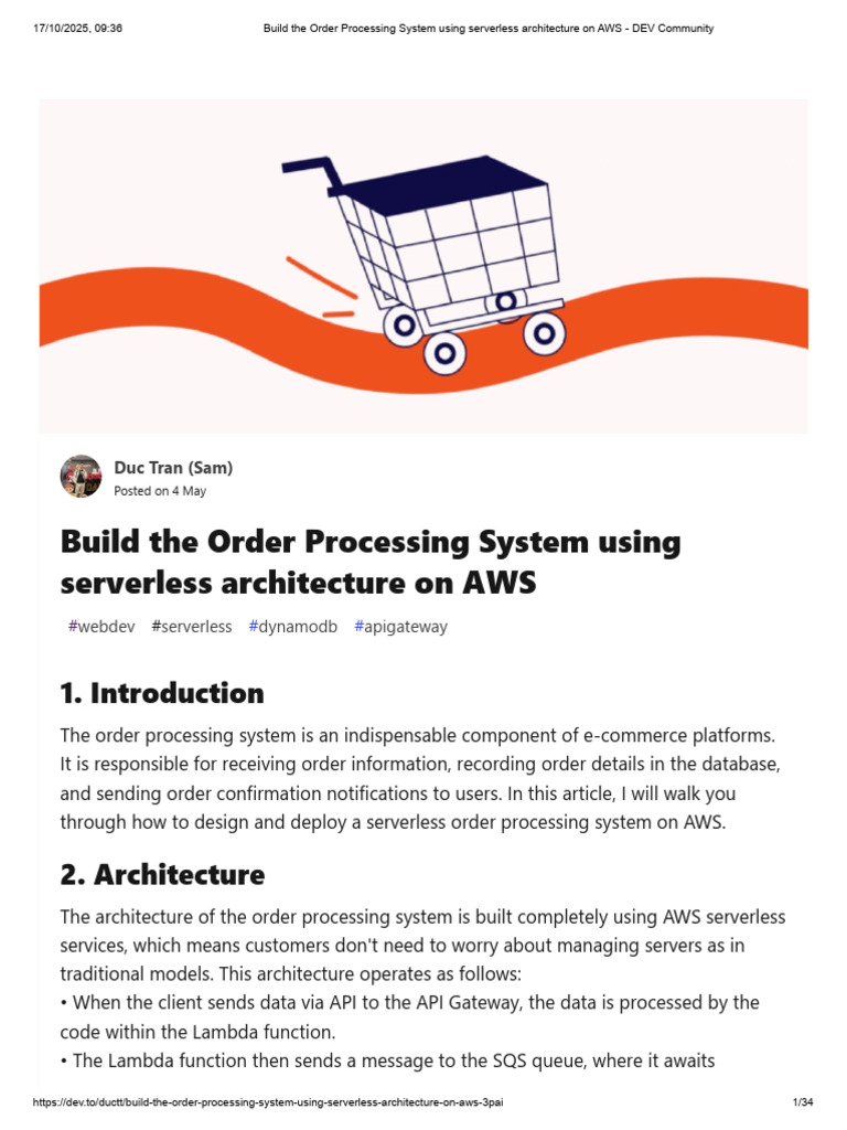 CC - Project 01 - 5 Marks - Build The Order Processing System Using ...