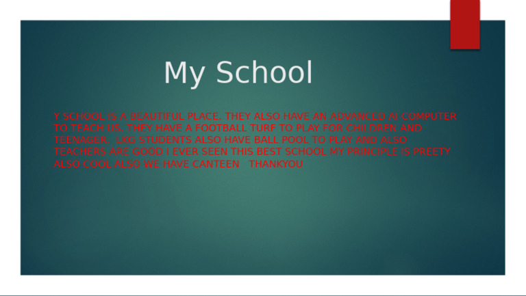 My School | PDF