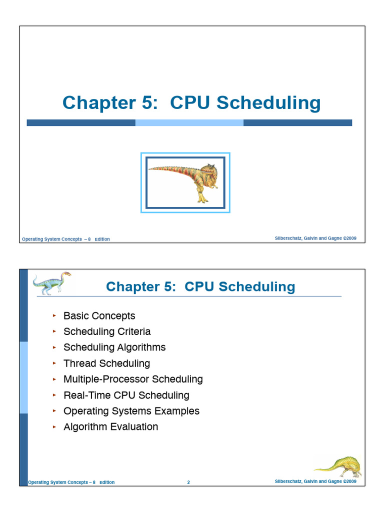 ch5-CPU Scheduling 2021 NHV - Key | PDF | Scheduling (Computing ...
