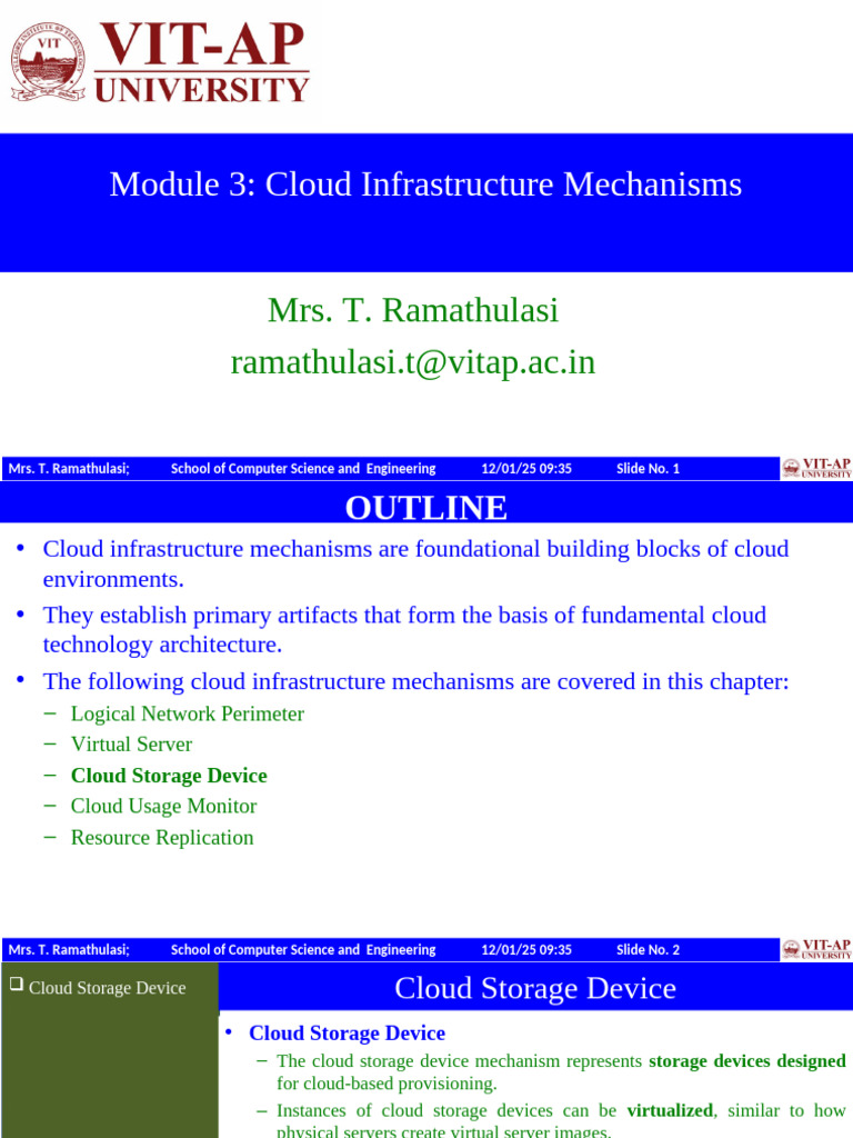 Cloud Infrastructure: Storage Mechanisms | PDF | Cloud Computing ...
