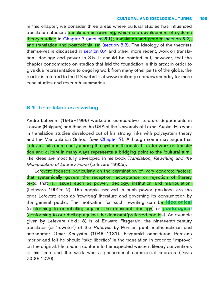Translation As Rewriting: Section 8.1 Section 8.2 Section 8.3 Section 8 ...