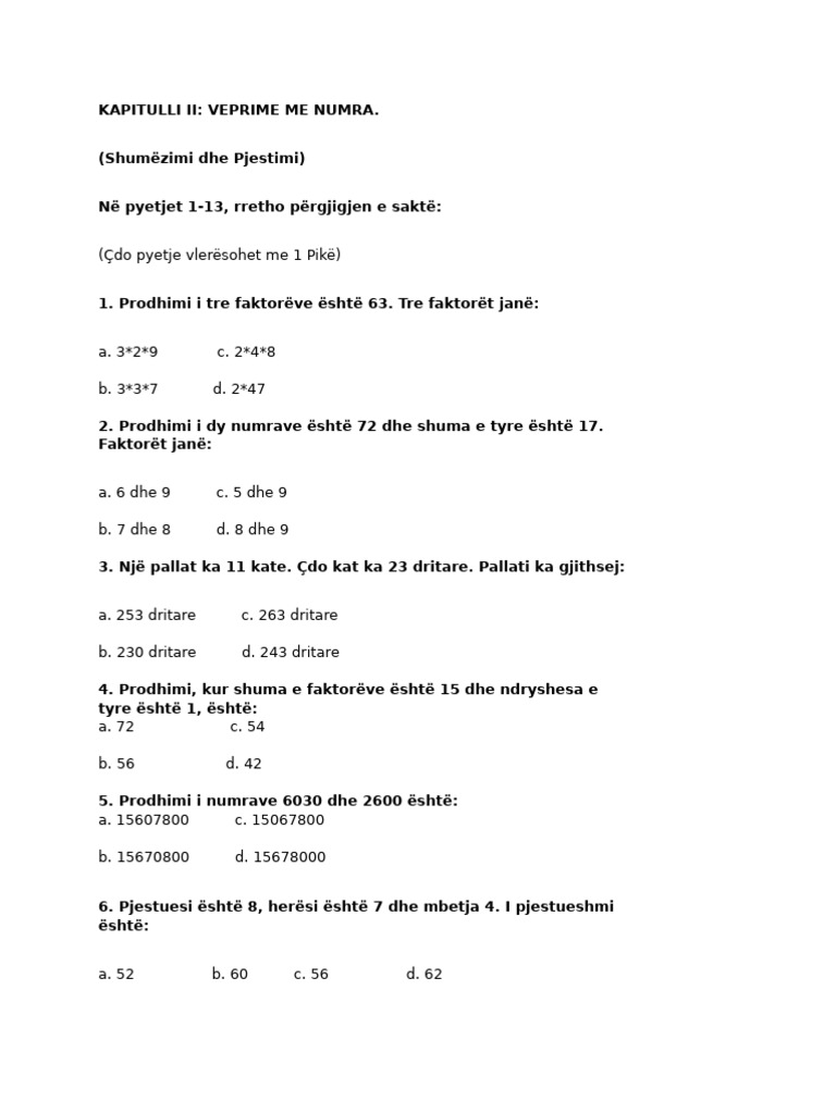 Test Vanaf Nikol | PDF
