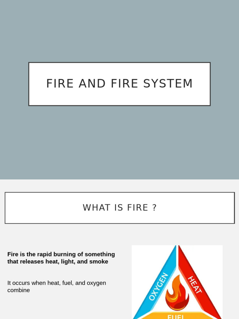 Fire Types and Detection Systems Guide | PDF | Fire Sprinkler System ...