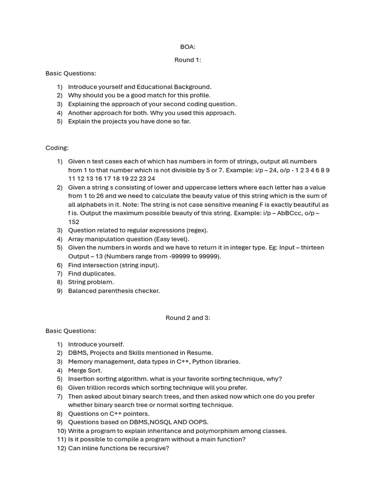 BOA2 | PDF | String (Computer Science) | Computer Programming